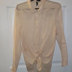 ❤ Divided Long Sleeve Shirt